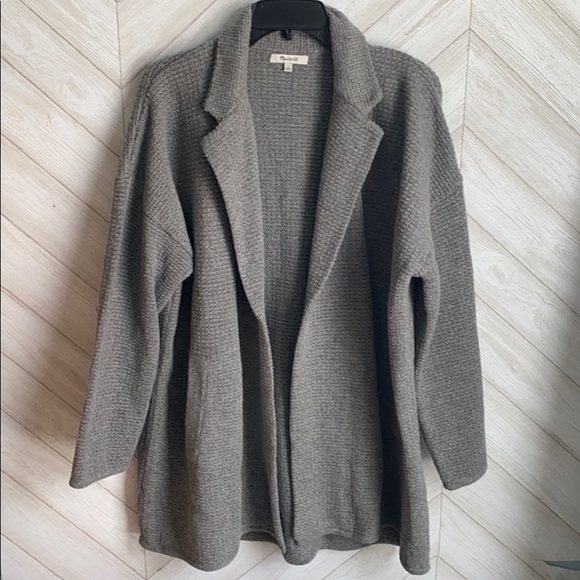 madewell laguna stitch sweater coat